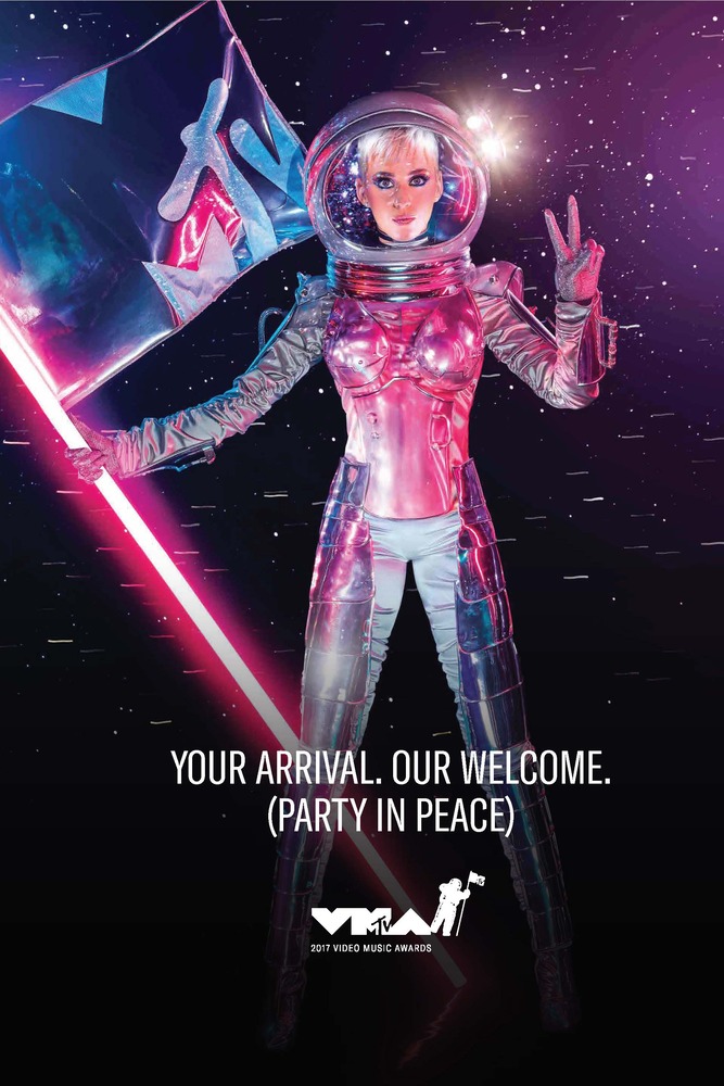 A SELECTION OF MTV VMA WELCOME POSTERS